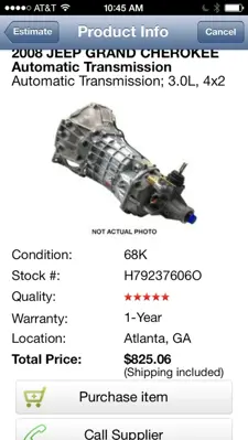 Car Parts android App screenshot 3